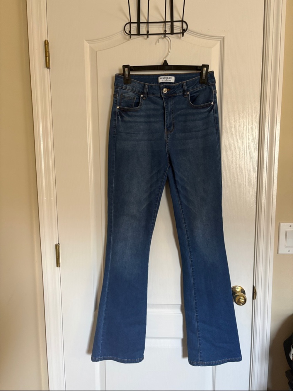 Wax Jean Collection NWOT Indigo Blue Flare High Rise Jeans